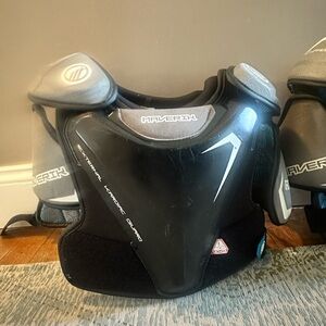 Maverik Black Lacrosse Chest Protector